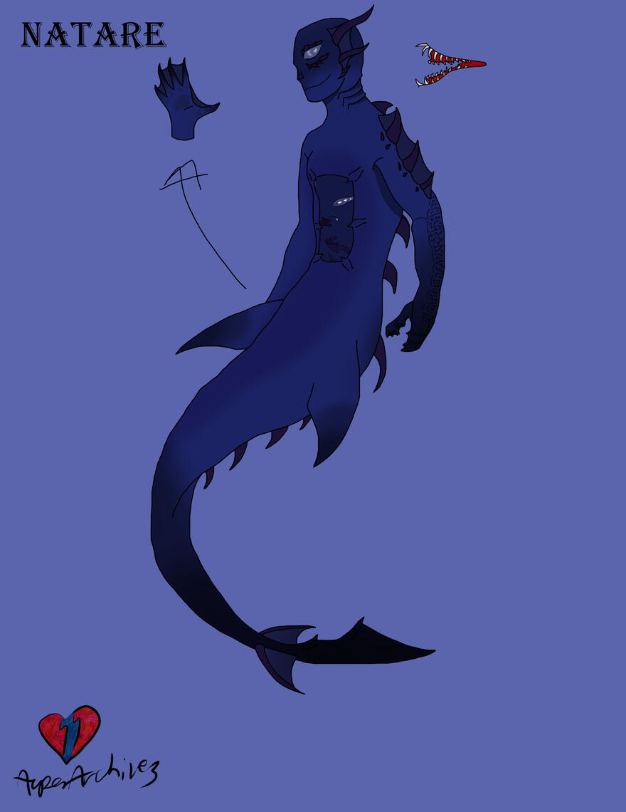 An aquatic demon I designed named Natare